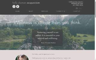 Holly Shuman Acupuncture website