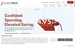 Leader Bank - Marblehead Loan Office website