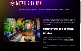 Witch City Ink of Marblehead website