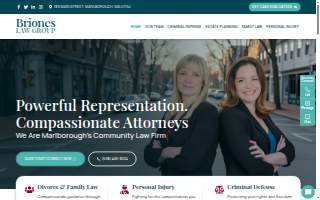 Briones Law Group website