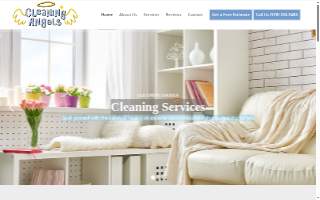 Cleaning Angels Inc website