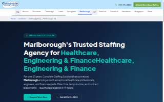 Complete Staffing Solutions, Inc. of Marlborough website