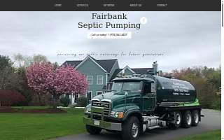 Fairbank Septic Pumping LLC website