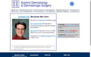 Kuchnir Dermatology of Marlborough website