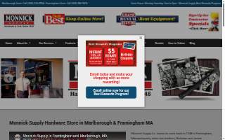 Monnick Supply website