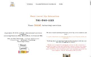 Next Level Up Education website