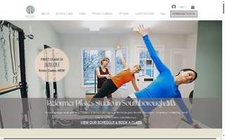 Root to Rise Pilates website