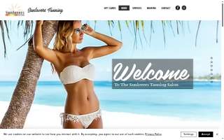 Sunlovers Tanning website