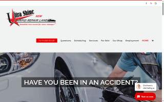 Ultra Shine Collision website