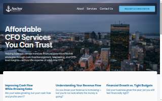 Anchor Fractional CFO website