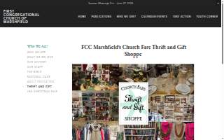 Church Fare Thrift and Gift Shoppe website