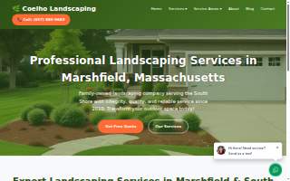 Coelho Landscaping website