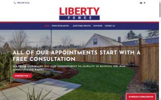 Liberty Fence website