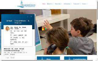 Marshfield Orthodontics website
