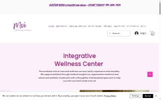 Moi Health and Wellness website