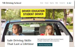 NR Driving School of Marshfield website