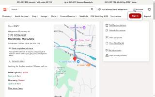 Walgreens Pharmacy of Marshfield website