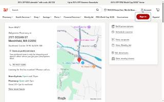 Walgreens of Marshfield website