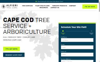Alfieri Tree Care website