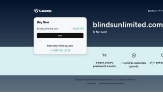 Blinds Unlimited website