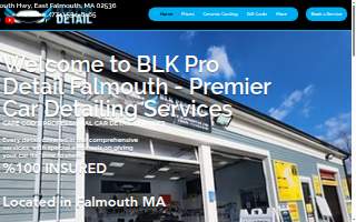 BLK Pro Auto Detail website