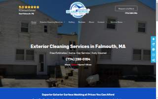 Blue Wave House Wash of Mashpee website