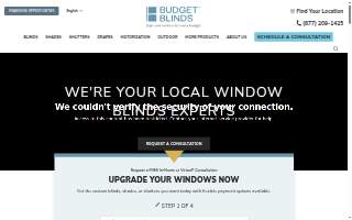 Budget Blinds Cape Cod, Martha's Vineyard & Nantucket website