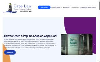 Cape Law website