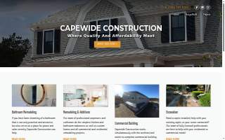 Capewide Construction Inc website