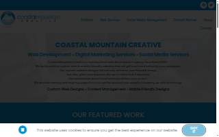 Coastal Mountain Creative website