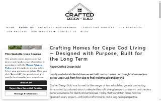 Crafted Design Build website