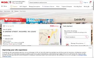 CVS Pharmacy of Mashpee website