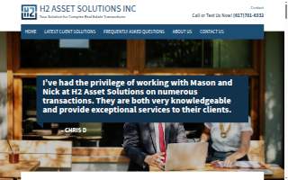 H2 Asset Solutions Inc website