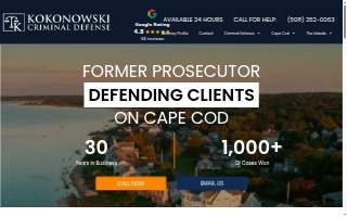 Kokonowski Criminal Defense website