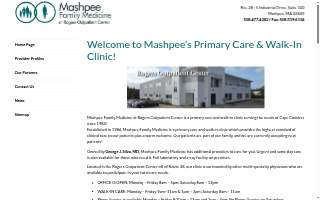 Mashpee Family Medicine website