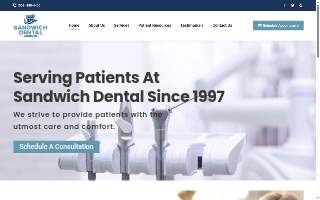 Sandwich Dental Associates website