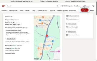 Walgreens Pharmacy of Mashpee website