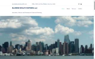 Bluebird Wealth Management website