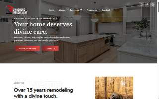 Divine Home Improvement Inc website