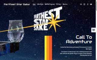 Farthest Star Sake website