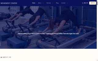 Gyrotonic and Pilates Boston MetroWest website
