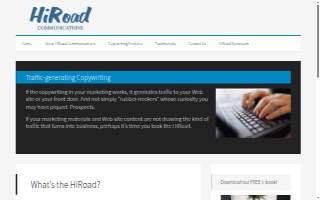 HiRoad Communications website