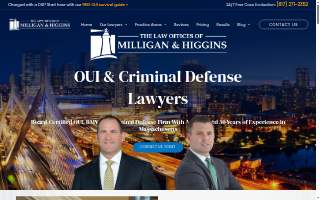 Law Offices of Milligan & Higgins website