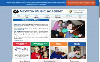Newton Music Academy of Medfield website