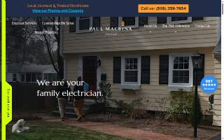 Paul Macrina Electrical website