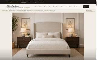 Adams Furniture website