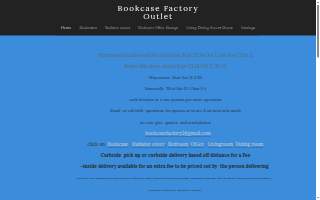 Bookcase Factory Outlet website