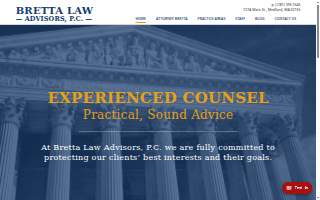 Bretta Law Advisors, P.C. website