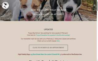 High Fidelity Dogs of Wakefield website