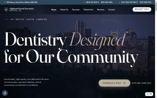 Highland Dental Associates website